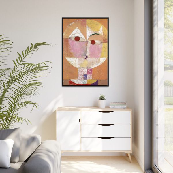 Senecio (Baldgreis) by Paul Klee Framed Canvas