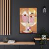 Senecio (Baldgreis) by Paul Klee Framed Canvas