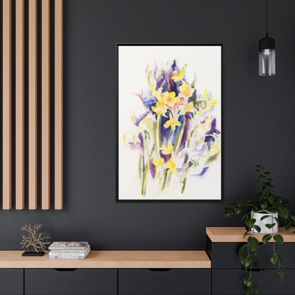 88299-9.jpg Small Daffodils by Charles Demuth Framed Canvas