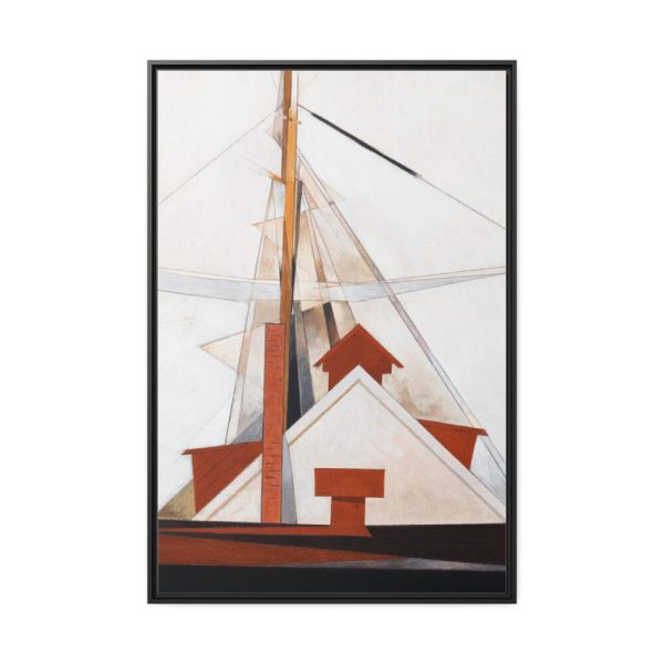Masts by Charles Demuth Framed Canvas