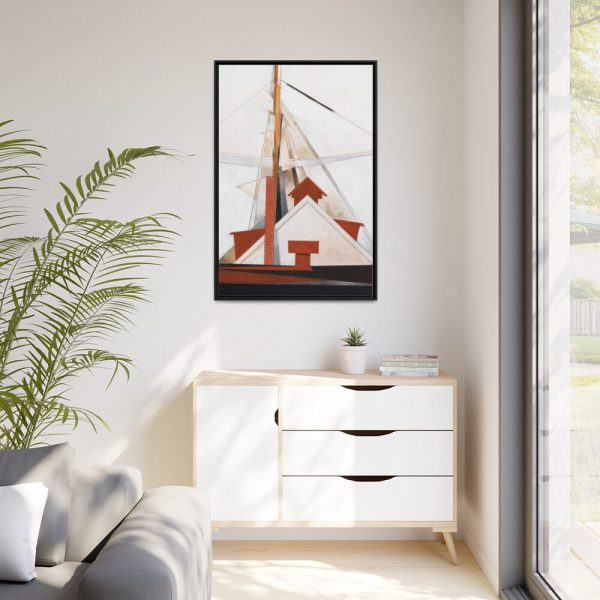 Masts by Charles Demuth Framed Canvas