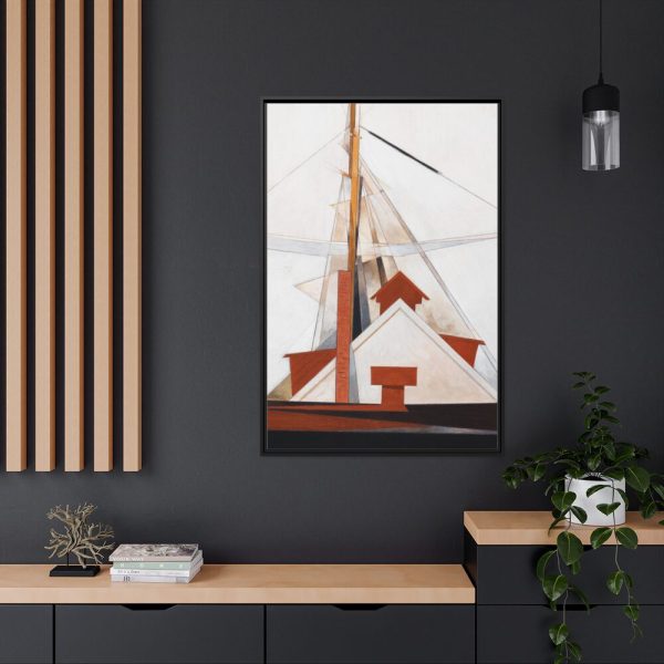 Masts by Charles Demuth Framed Canvas