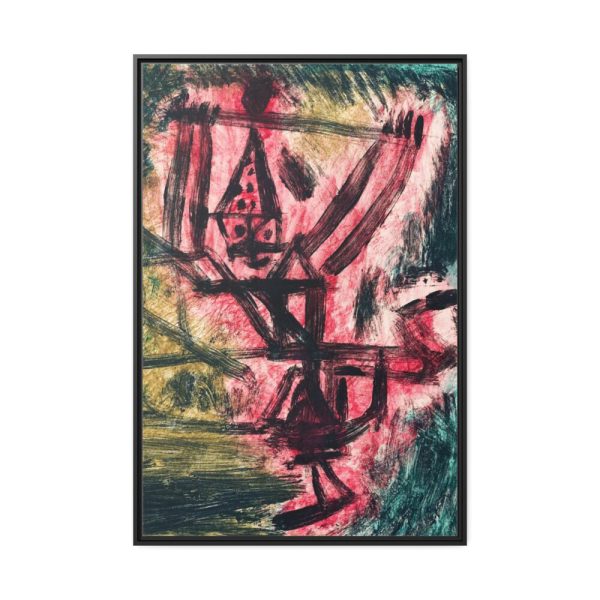 88299-96.jpg Fire Clown by Paul Klee Framed Canvas