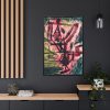 88299-99.jpg Fire Clown by Paul Klee Framed Canvas