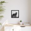 88300-3.jpg Black Labrador Dog Framed Canvas