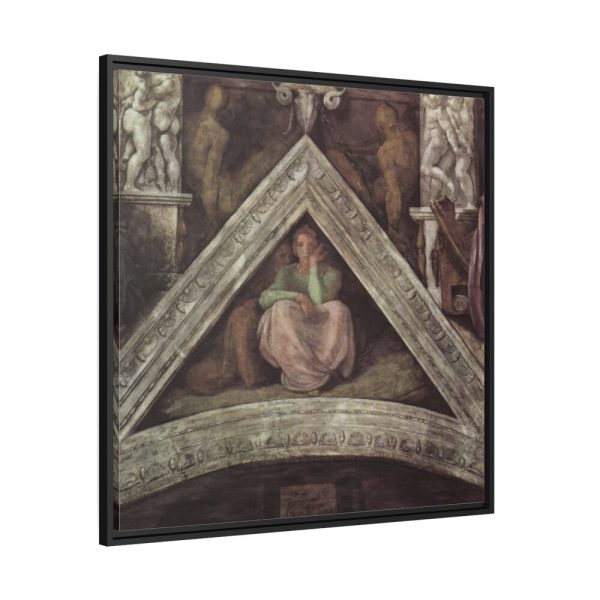 88302-100.jpg Ceiling Fresco in the Sistine Chapel by Michelangelo Buonarroti Framed Canvas
