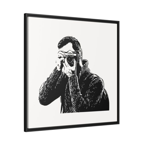 88302-105.jpg Man Photographer Framed Canvas