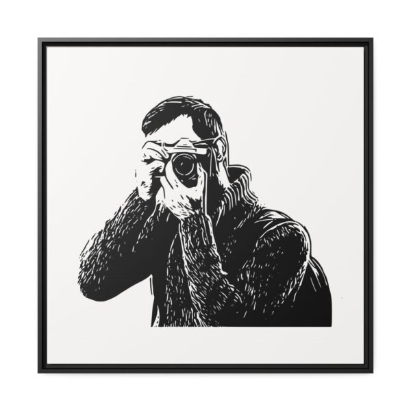 88302-106.jpg Man Photographer Framed Canvas