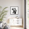 88302-113.jpg Woman Photographer Framed Canvas