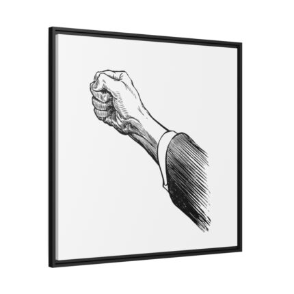 Punching Framed Canvas