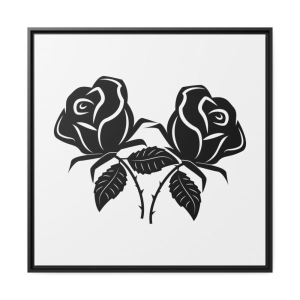 88302-141.jpg Rose Flower Drawing Framed Canvas