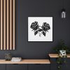 88302-144.jpg Rose Flower Drawing Framed Canvas