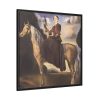 88302-150.jpg Equestrian Fantasy Portrait of Lady Dunn by Salvador Dali Framed Canvas