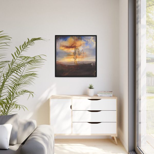 88302-158.jpg Gala's Castle at Pubol by Salvador Dali Framed Canvas