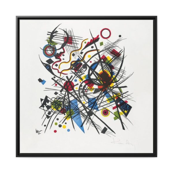 88302-16.jpg Lithographie fur die Vierte Bauhausmappe by Wassily Kandinsky Framed Canvas