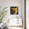 Tiger Look Framed Canvas
