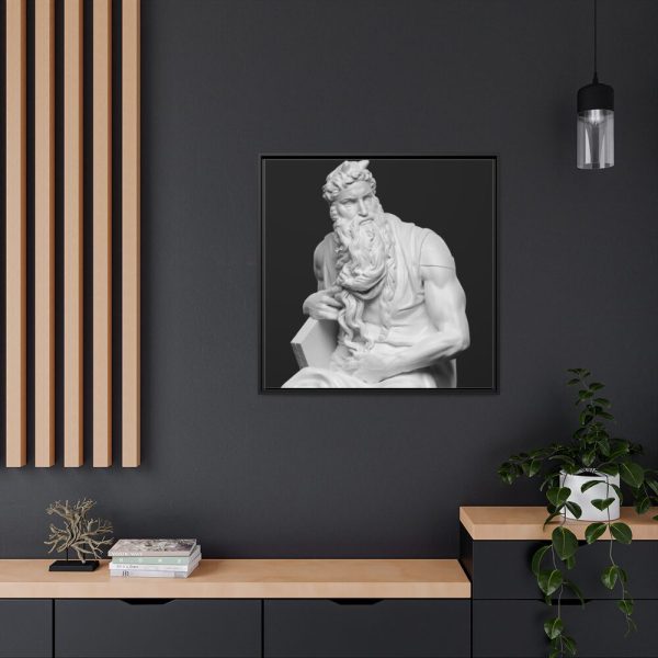 88302-179.jpg Moses by Michelangelo Buonarroti Framed Canvas