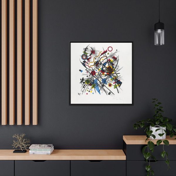 88302-19.jpg Lithographie fur die Vierte Bauhausmappe by Wassily Kandinsky Framed Canvas