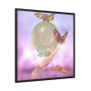 88302-215.jpg Vintage Angel Butterflies Cherub Framed Canvas