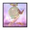 88302-216.jpg Vintage Angel Butterflies Cherub Framed Canvas