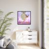 88302-218.jpg Vintage Angel Butterflies Cherub Framed Canvas