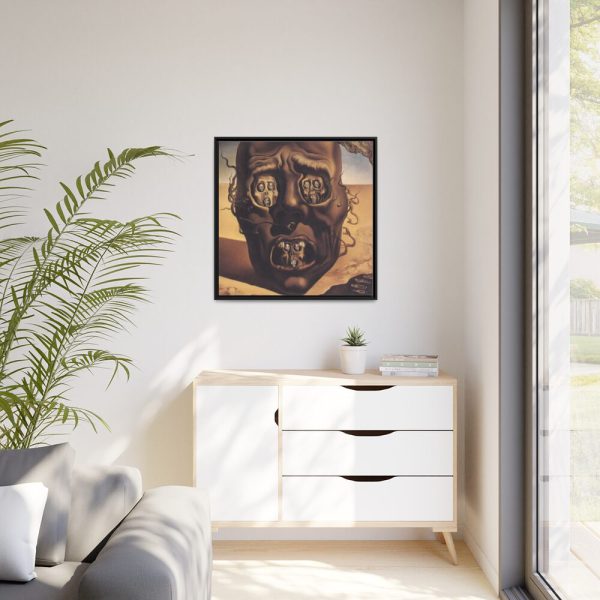 88302-23.jpg The Face of War by Salvador Dali Framed Canvas