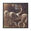 88302-26.jpg Debris of an Automobile Giving Birth to a Blind Horse Biting a Telephone Framed Canvas