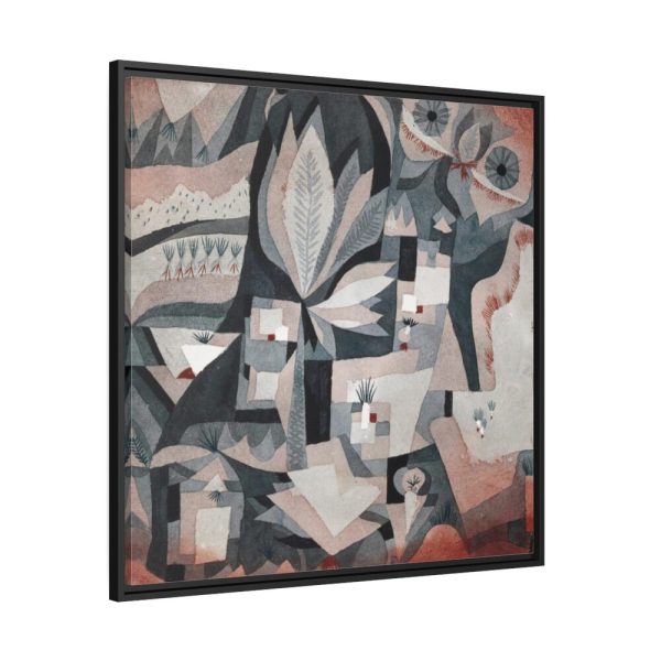 Dry Cooler Garden by Paul Klee Framed Canvas