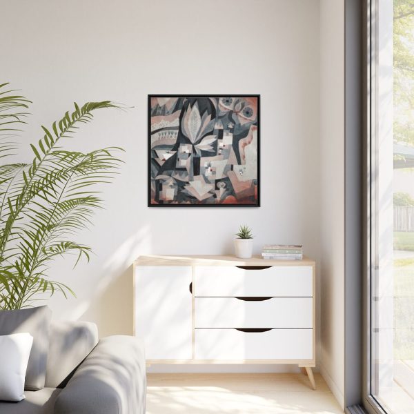 Dry Cooler Garden by Paul Klee Framed Canvas