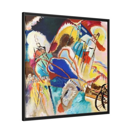 Improvisation No. 30 by Wassily Kandinsky Framed Canvas