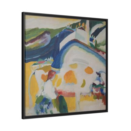 The Cow by Wassily Kandinsky Framed Canvas