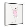 88302-65.jpg Ballerina in Pink Dress Framed Canvas