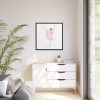 88302-68.jpg Ballerina in Pink Dress Framed Canvas