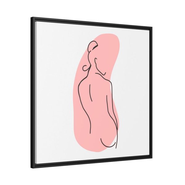 88302-70.jpg Feminine Line Art Framed Canvas
