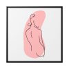 88302-71.jpg Feminine Line Art Framed Canvas