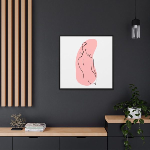 88302-74.jpg Feminine Line Art Framed Canvas