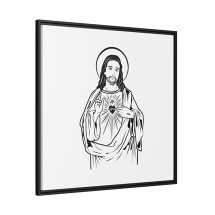 Sacred Heart Framed Canvas