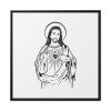 88302-81.jpg Sacred Heart Framed Canvas