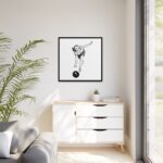Bowling Woman Framed Canvas - Image 4