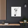 88302-99.jpg Bowling Woman Framed Canvas