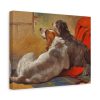 91625-1.jpg A Hound and a Bearded Collie by John Frederick Herring Standard Canvas
