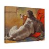 91626-1.jpg A Hound and a Bearded Collie by John Frederick Herring Standard Canvas