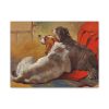 91626.jpg A Hound and a Bearded Collie by John Frederick Herring Standard Canvas