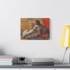 91626-2.jpg A Hound and a Bearded Collie by John Frederick Herring Standard Canvas