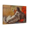 91627-1.jpg A Hound and a Bearded Collie by John Frederick Herring Standard Canvas
