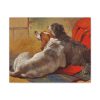 91629.jpg A Hound and a Bearded Collie by John Frederick Herring Standard Canvas
