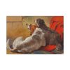 91630.jpg A Hound and a Bearded Collie by John Frederick Herring Standard Canvas