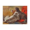 91631.jpg A Hound and a Bearded Collie by John Frederick Herring Standard Canvas