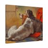 91632-1.jpg A Hound and a Bearded Collie by John Frederick Herring Standard Canvas