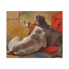 91632.jpg A Hound and a Bearded Collie by John Frederick Herring Standard Canvas